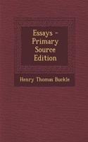 Essays - Primary Source Edition