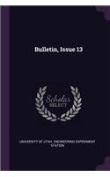 Bulletin, Issue 13