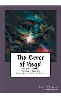 Error of Hegel