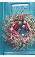 Christmas Wreath on Door Journal