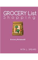 Grocery Shopping List: Menu Planner Organizer Book 8"x10"(Grocery Notebook8)(8 Grocery Notebook)