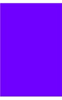 Journal Electric Indigo Color Simple Plain Indigo