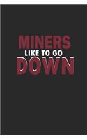 Miners like to go down