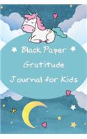 Black Paper Gratitude Journal for Kids