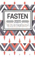 Fasten 2020 16 zu 8 Tagebuch: Fasten und Intervallfasten Tagebuch - 100+ Seiten - ca. DIN A5 - für 100 Tage - Intermittierendes Fasten-Tagebuch - Zum Abnehmen und Entgiften für i