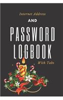Internet Address And Password Logbook With Tabs