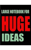 Large Notebook & Journal for Writing