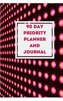 90 Day Priority Planner and Journal