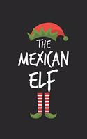 Funny Mexican Elf Christmas Notebook Gift