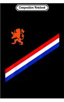 Composition Notebook: Nederland Netherlands Dutch Holland Flag Soccer Jersey Journal/Notebook Blank Lined Ruled 6x9 100 Pages