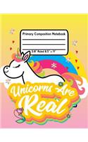 Primary Composition Notebook: Draw And Write Journal Picture Space Grades K-2