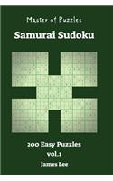 Master of Puzzles - Samurai Sudoku 200 Easy vol. 1