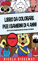 Libro da colorare per i bambini di 4 anni (Orsacchiotti 1)