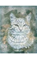 Kitten Notebook: Dot Grid Notebook Journal 8.5 x 11 202 Pages