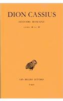 Dion Cassius, Histoire Romaine