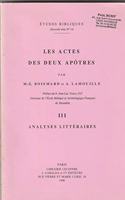 Les actes des deux apôtres. Tome III
