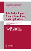 Rule Technologies: Foundations, Tools, and Applications