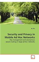Security and Privacy in Mobile Ad Hoc Networks