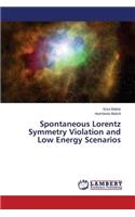 Spontaneous Lorentz Symmetry Violation and Low Energy Scenarios