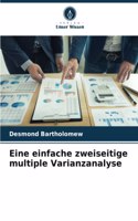 Eine einfache zweiseitige multiple Varianzanalyse