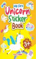 My First Sticker Book - Unicorn - Activity Book for Kids - Stickers for Children - Age 3+ Years