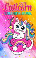 Cute Caticorn Coloring Book