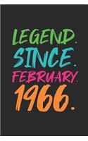 Legend Since February 1966