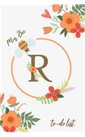 Mrs. Bee R To-Do List