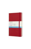 Moleskine Scarlet Red Notebook Large Dotted Hard
