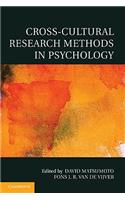 Cross-Cultural Research Methods in Psychology