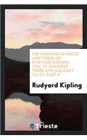 The Writings in Prose and Verse of Rudyard Kipling ..