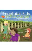 Vegetable Kids in the Garden