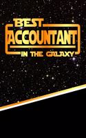 The Best Accountant in the Galaxy: Weekly Planner Notebook Book 120 Pages 6"x9"