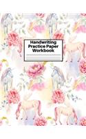 Handwriting Practice Paper Workbook