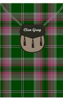 Clan Gray Tartan Journal/Notebook