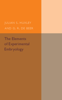 Elements of Experimental Embryology