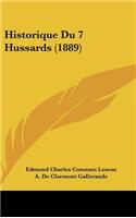 Historique Du 7 Hussards (1889)