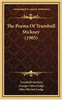 Poems Of Trumbull Stickney (1905)