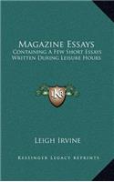 Magazine Essays