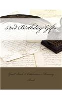 52nd Birthday Gifts