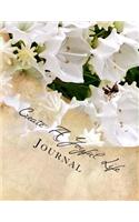 Create a Joyful Life: This Journal Is Packed with 160 Lightly Lined White Pages. You Can Fill It with Your Inspired Thoughts, Write Your Story, Daily Schedule for Work or