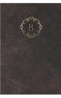 Monogram "b" Any Day Planner Journal