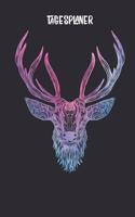 Tagesplaner mit Hirsch als Mandala: Terminplaner I DIN A5 I 120 Seiten I Tageskalender I Organizer I Achtsamkeit I Ziele(1 Mandala Tagesplaner)