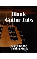 Blank Guitar Tabs