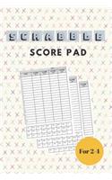 Scrabble Score Pad