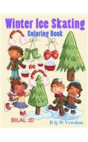 Winter Ice Skating Coloring Book