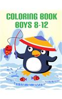 Coloring Book Boys 8-12