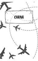 Ghana: Ruled Travel Diary Notebook or Journey Journal - Lined Trip Pocketbook for Men and Women with Lines