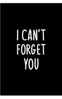 I can't forget You: The Personal Internet Address & Password Logbook-A Premium Journal And Logbook To Protect Usernames and Passwords: Modern Password Keeper, Vault, No