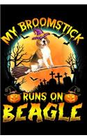 My Broomstick Run On Beagle